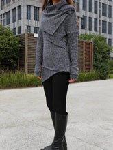 Load image into Gallery viewer, Pullover Sweater/Tunic Top for Leggings/Knit Tunic top/ Long Sleeve Top(Y1653) - lijingshop