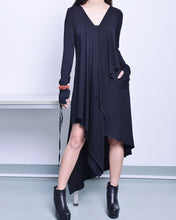 Load image into Gallery viewer, Women's maxi dress/asymmetrical long dress/plus size dress/casual dress/customized dress(Q1712) - lijingshop