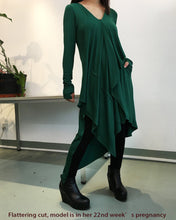 Load image into Gallery viewer, Women's maxi dress/asymmetrical long dress/plus size dress/casual dress/customized dress(Q1712) - lijingshop