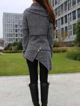 Load image into Gallery viewer, Womens Asymmetrical Pullover Sweater/Tunic Top for Leggings/Knit Tunic top/ Long Sleeve Top(Y1653) - lijingshop