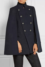 Load image into Gallery viewer, Wool cloak coat/Cape coat/Wool coat Women/Women&#39;s winter coat/wool long coat/wool jacket/plus size overcoat/A-line coat/ coat T0618
