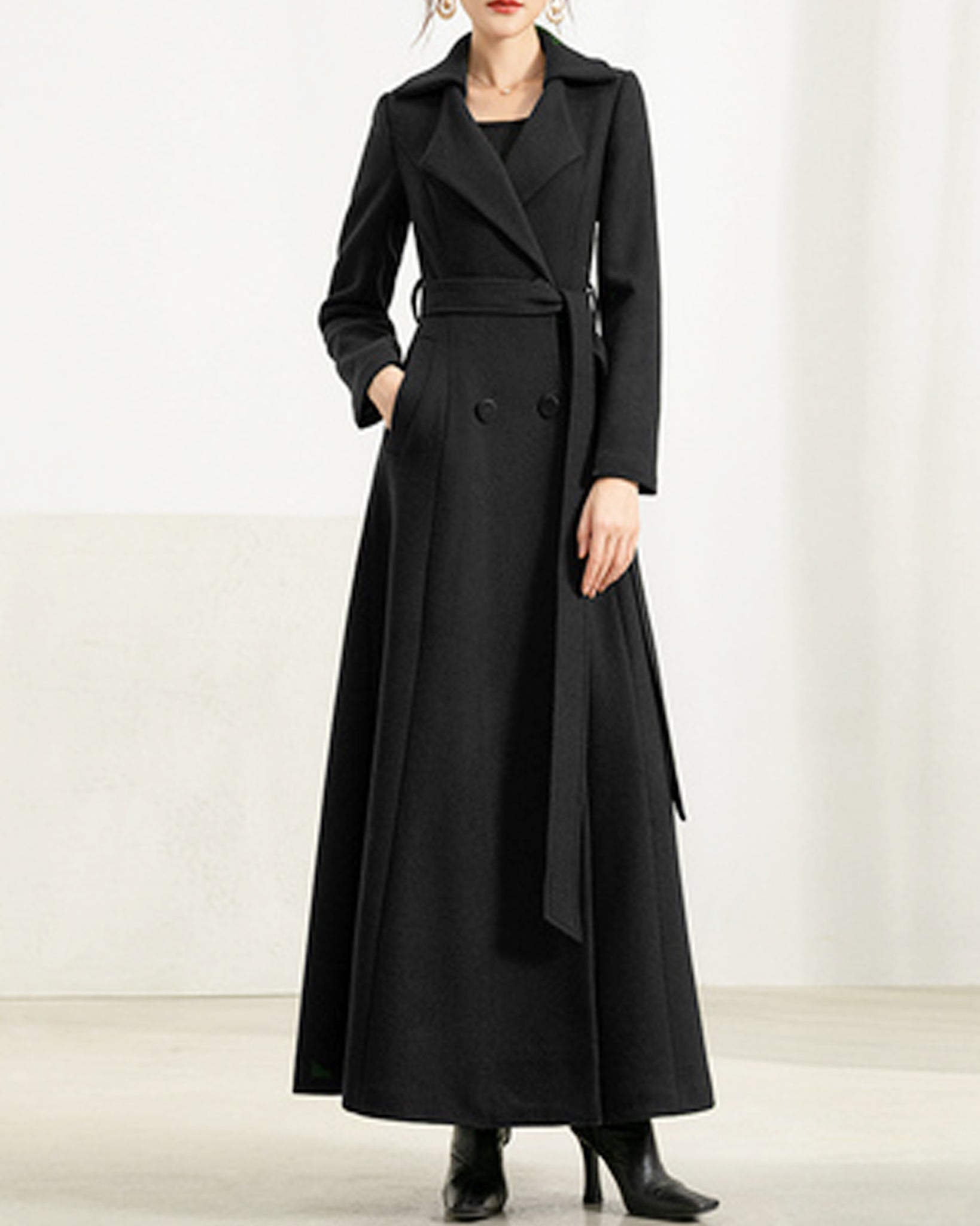 Wool coat women, winter coat, long jacket, double breasted jacket, coa lijingshop Wool coat women, winter coat, long jacket, double breasted jacket, coa lijingshop
