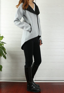 Women's space cotton jacket/memory cotton jacket/oversized coat(Y2119) - lijingshop