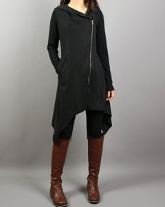 Women trench coat, cotton jacket, Long jacket, knit Trench Coat, Belt jacket, Handmade Coat, tencel jacket(Y1179)