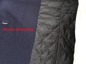 Button Down Jacket/Winter coat/Asymmetrical Overcoat/ Women's Wool Cashmere Coat/Plus Size Jacket/Casual Customized Jacket/oversized Coat(Y1225) - lijingshop