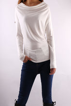 Load image into Gallery viewer, modal top/modal Cotton draping long sleeve T-shirt/soft cotton shirt(Y1802) - lijingshop
