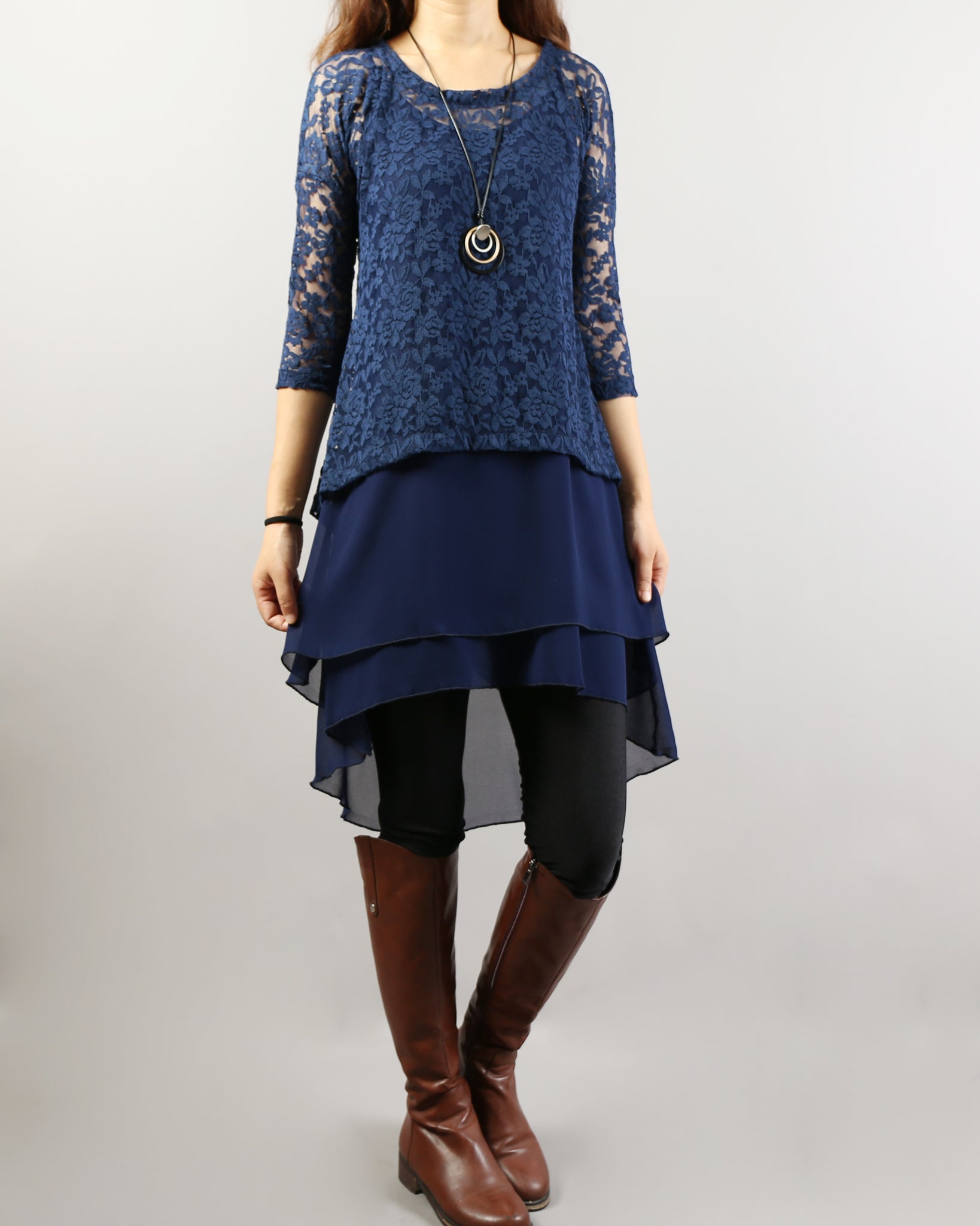 Women's tunic dress/Half Sleeve lace Top/Maternity Tunic Dress/Oversiz lijingshop Women's tunic dress/Half Sleeve lace Top/Maternity Tunic Dress/Oversiz lijingshop