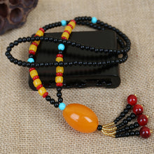 Load image into Gallery viewer, Beaded Tassel necklace pendant jewelry vintage necklace accessories sweater necklace long jewelry(L1917)
