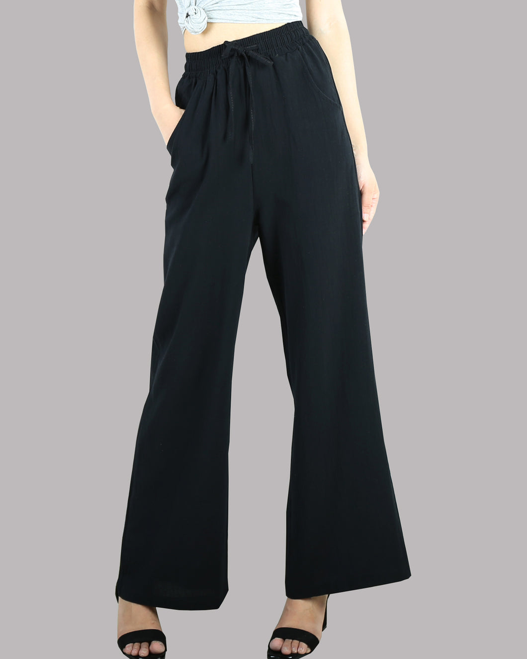 Women's Flare pants, linen skirt pants, wide leg pants, loose pants, women trousers, summer pants(K1916)