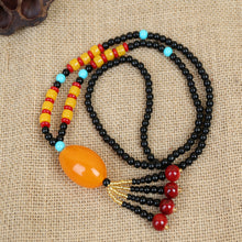 Load image into Gallery viewer, Beaded Tassel necklace pendant jewelry vintage necklace accessories sweater necklace long jewelry(L1917)
