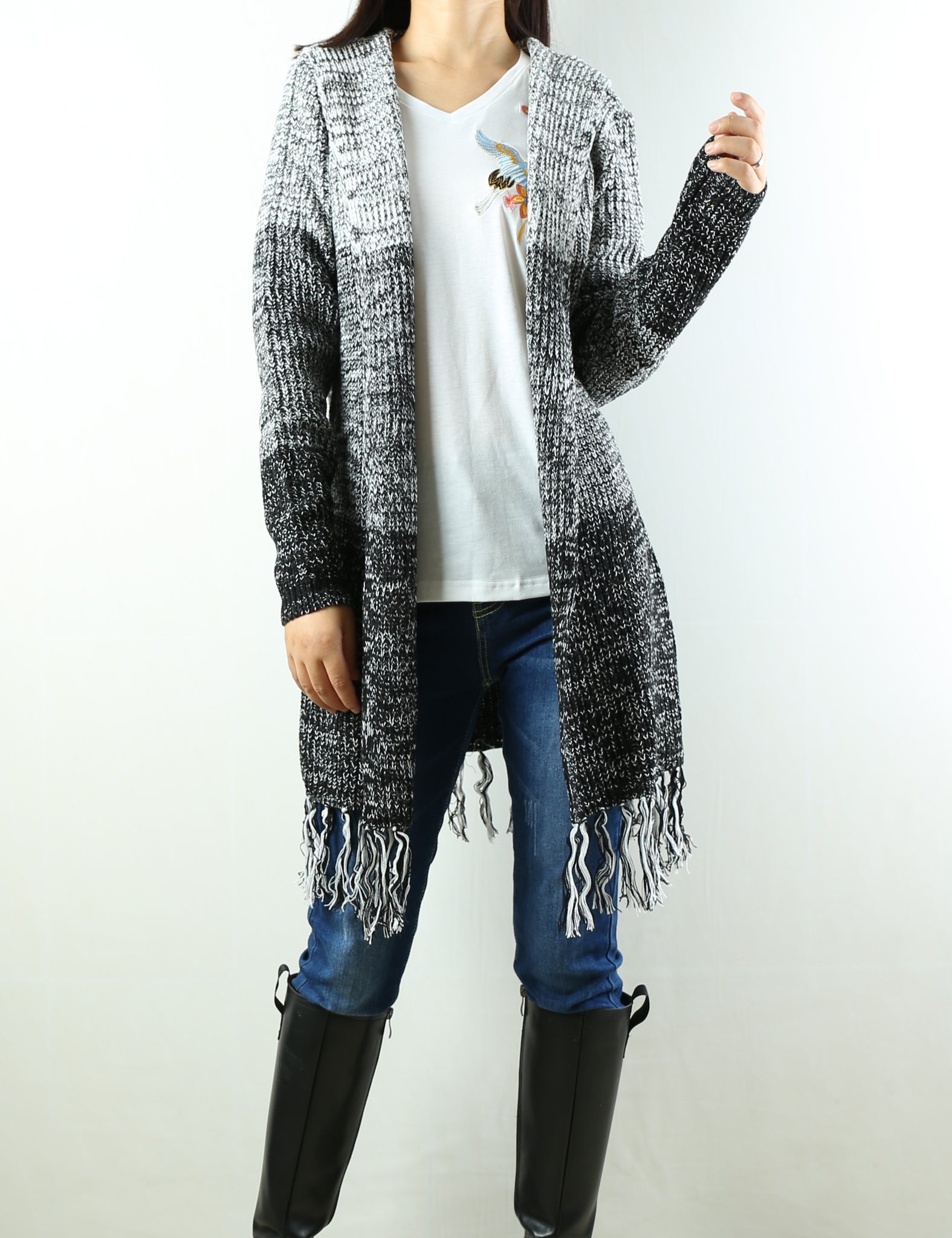 Sweatshirt cardigan sales plus size