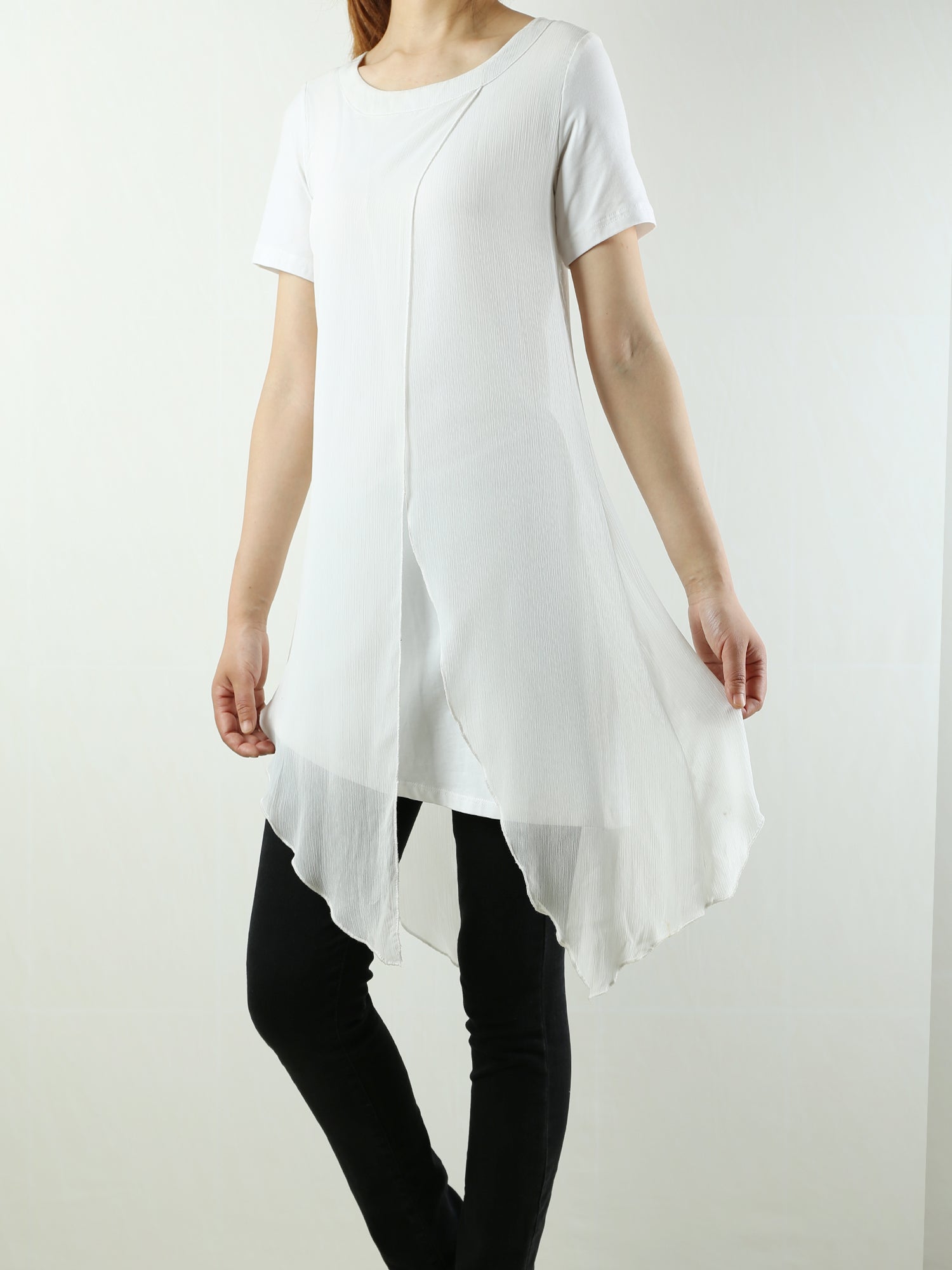 Womens cotton Tunic Dress/Short Sleeve tunic Top/Plus Size Tunic Top/O –  lijingshop