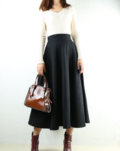 Load image into Gallery viewer, winter skirt/wool skirt/flared skirt/maxi skirt/ankle length skirt(Q1806) - lijingshop

